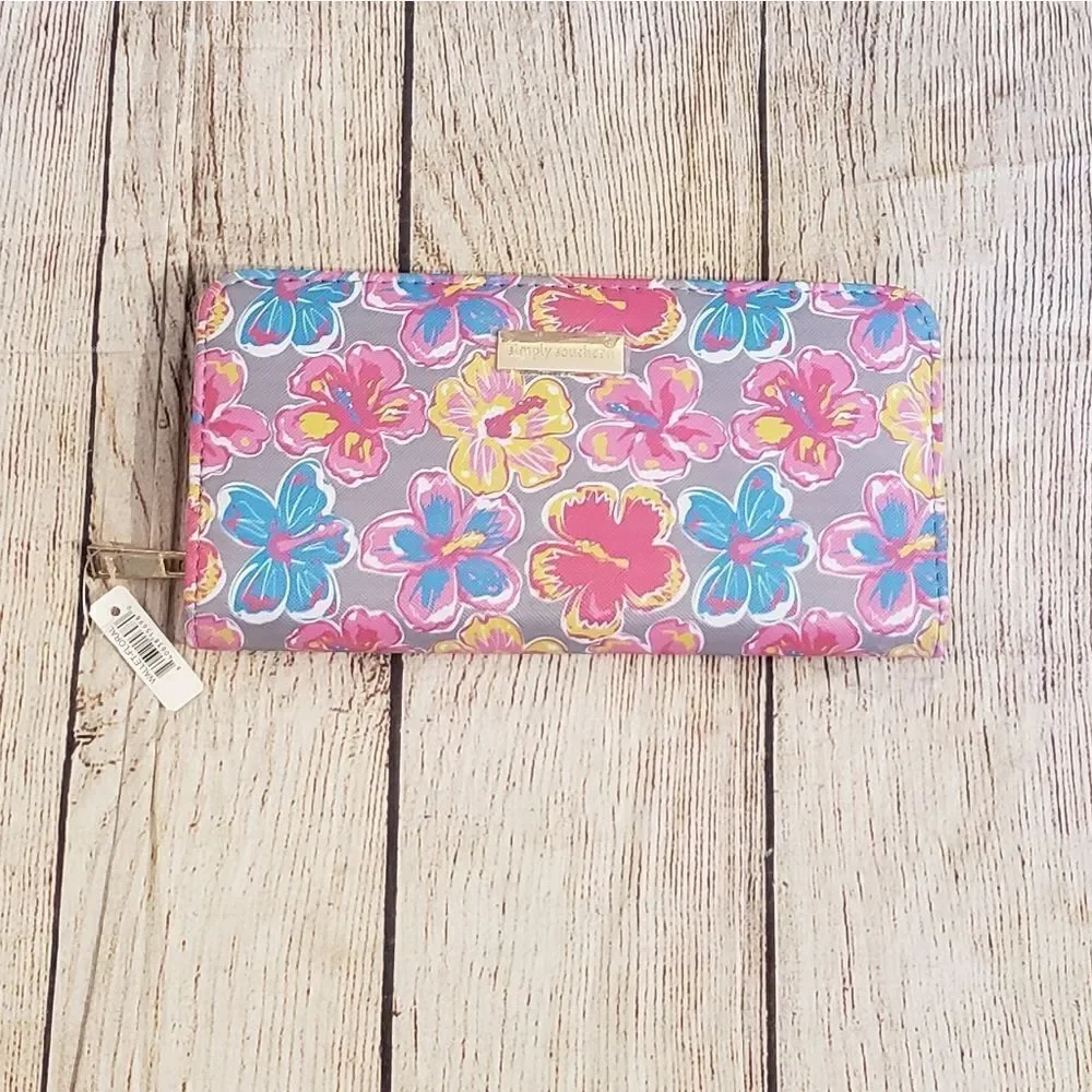 NWT Simply Southern Collection Floral Wallet